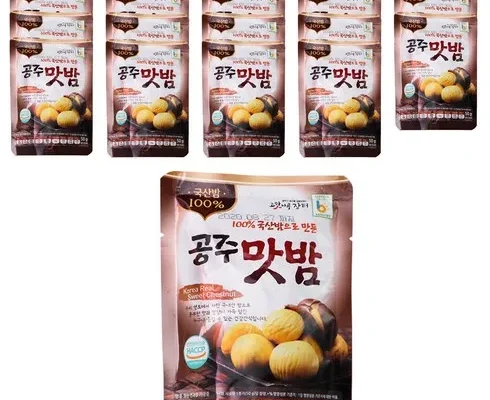 가성비 최고 농가애 국산밤으로 만든 공주맛밤 50g  30봉 TOP5